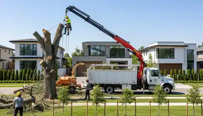 Professional landscaping and tree removal in Andover, MA by Chop Chop Tree experts