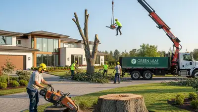 Professional landscaping and tree removal service in Andover, MA by Chop Chop Tree experts