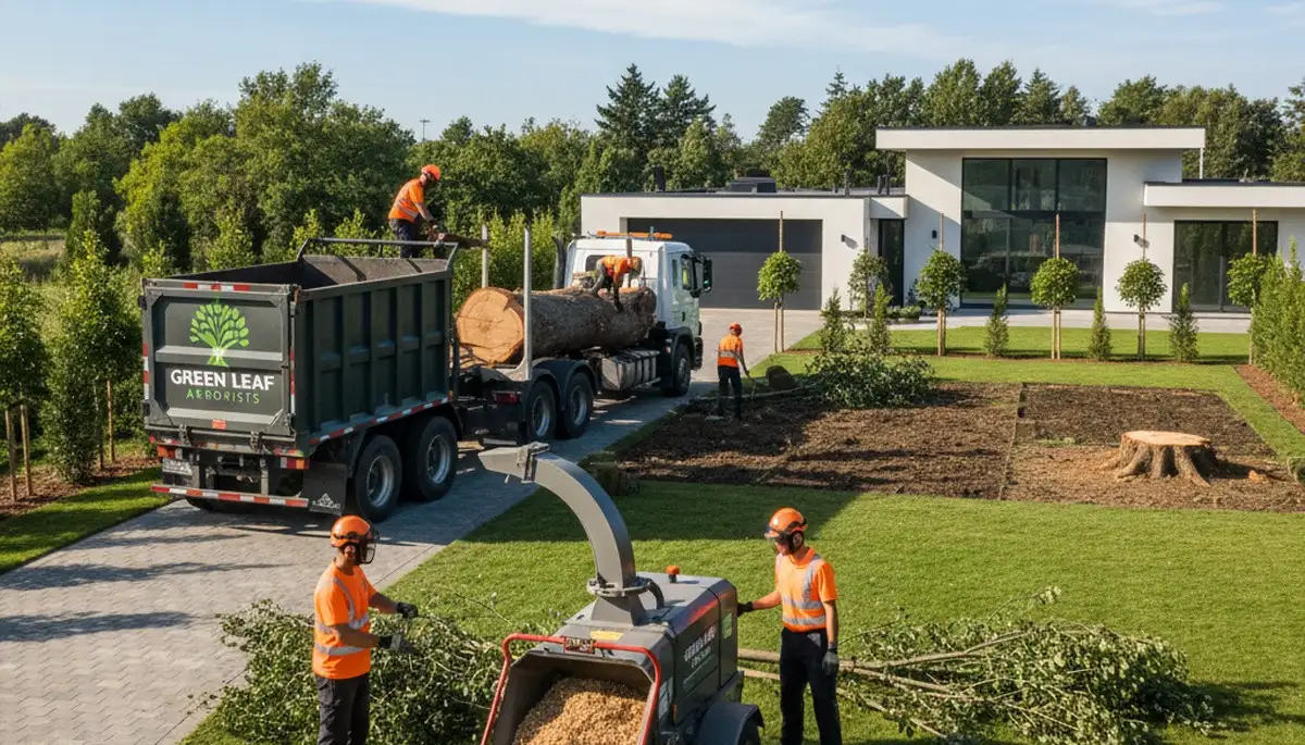Professional landscaping and tree removal service in Andover, MA by Chop Chop Tree experts
