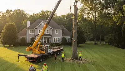 Professional lawn care and tree service in Andover, MA by Chop Chop Tree experts