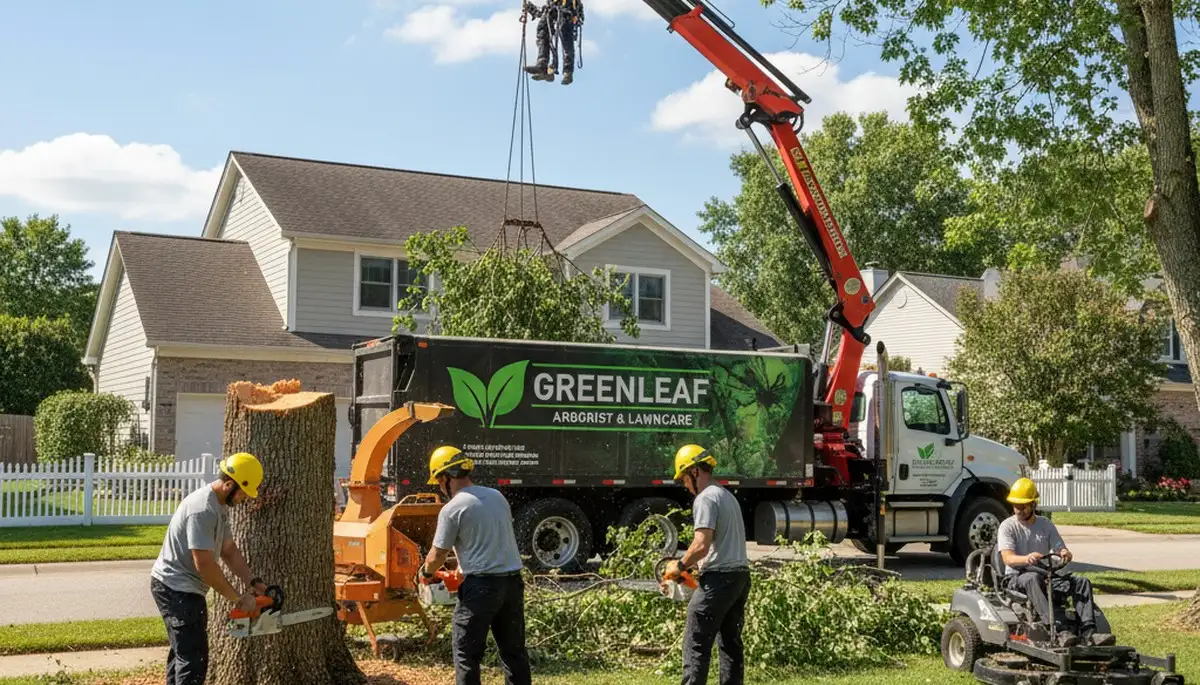 Professional lawn care and tree removal in Andover, MA by Chop Chop Tree experts