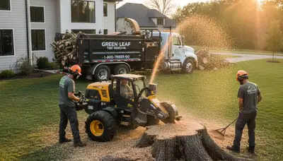 Professional stump removal service in Andover, MA by Chop Chop Tree experts