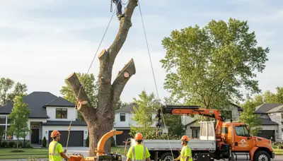 Professional tree removal service in Andover, MA by certified arborists at Chop Chop Tree