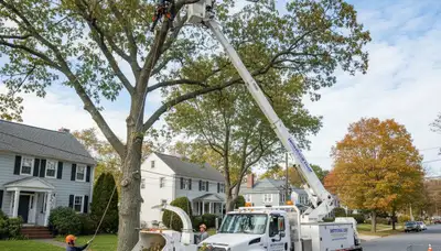 Professional tree removal service in Andover MA by local certified arborists