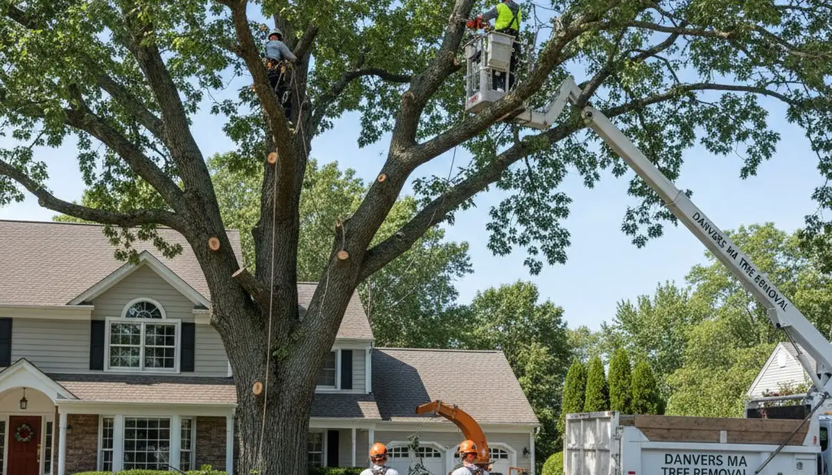 Professional tree removal service in Andover MA by certified arborists at Andover Tree Service