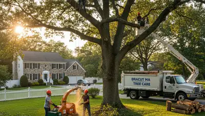Professional tree removal service in Andover MA by certified arborists at Andover Tree Service