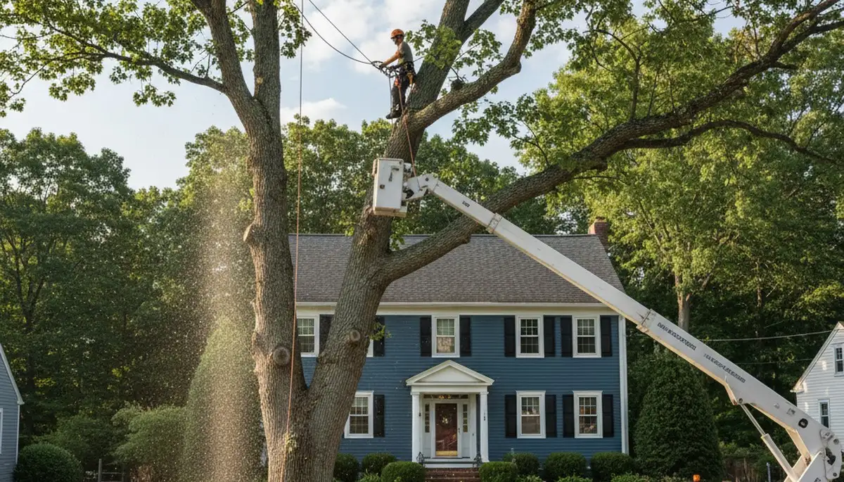 Professional tree removal service in Andover MA by certified arborists at Andover Tree Service