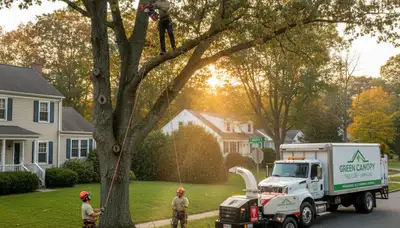 Professional tree removal service in Andover MA by certified arborists at Andover Tree Service
