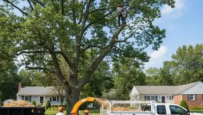 Professional tree removal service in Andover MA by certified arborists at Andover Tree Service