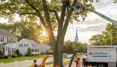 Professional tree removal service in Andover MA by certified arborists at Andover Tree Service
