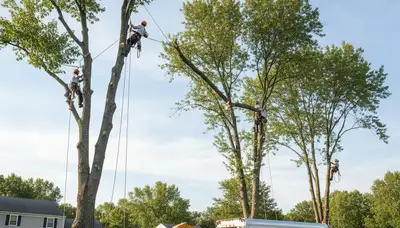 Professional tree removal service in Andover MA by certified arborists