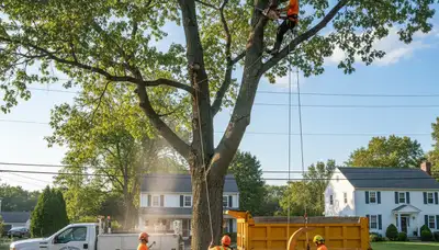 Professional tree removal service in Andover MA by local certified arborists