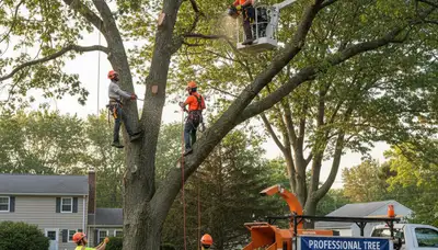Professional tree removal service in Andover MA by certified arborists at Andover Tree Service
