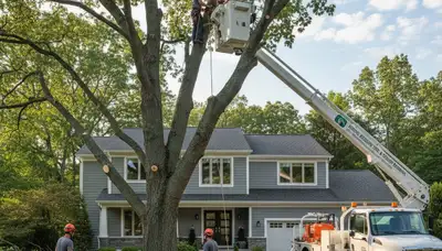 Professional tree removal service in Andover MA by certified arborists