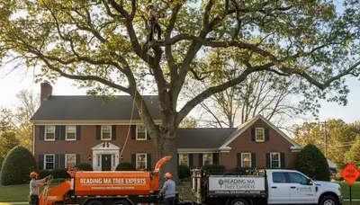 Professional tree removal service in Andover MA by certified arborists at Andover Tree Service